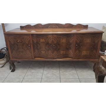 Τραπεζαρία με 6 Καρέκλες και Μπουφέ Μασίφ Καρυδιά.  - 2